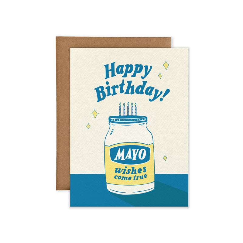 Happy Birthday Mayo Wishes Card