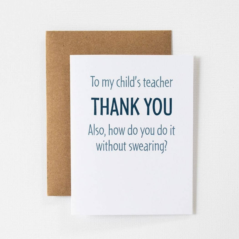 Teacher Thank You Card