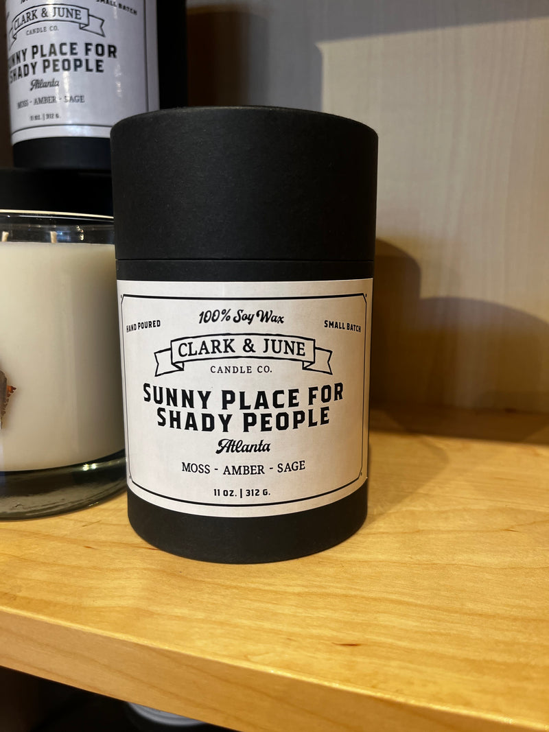 Sunny Place for Shady People Atlanta 11oz Candle - Moss, Amber, & Sage