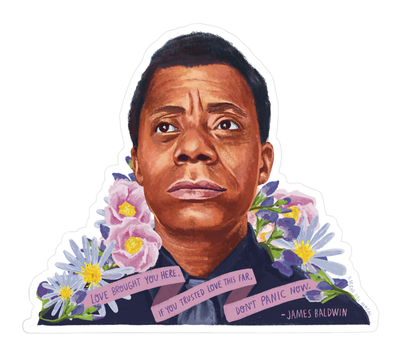 James Baldwin Love Quote Sticker