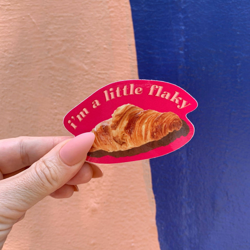 A Little Flaky Croissant Sticker