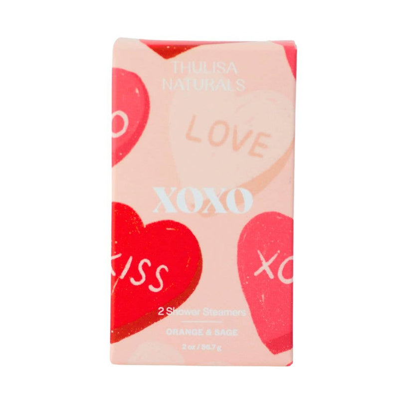 "XOXO" Orange + Sage Shower Steamers