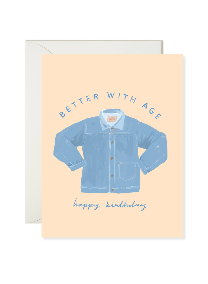 Denim Jacket Birthday Card