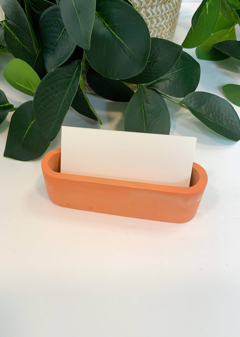 Concrete Business Card Holder