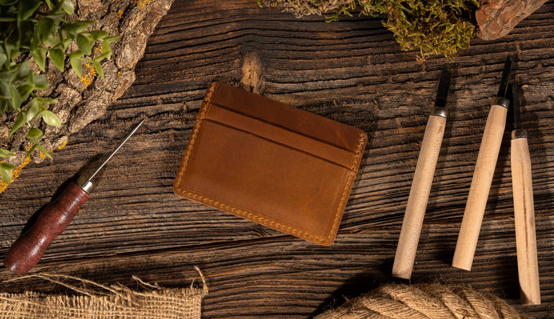 Leather Card Holder Wallet