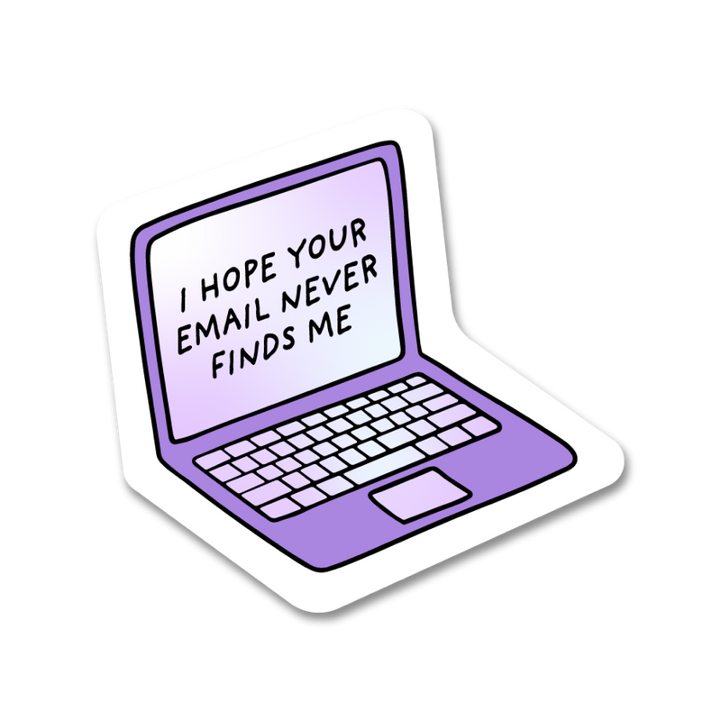 Email Finds Me Sticker
