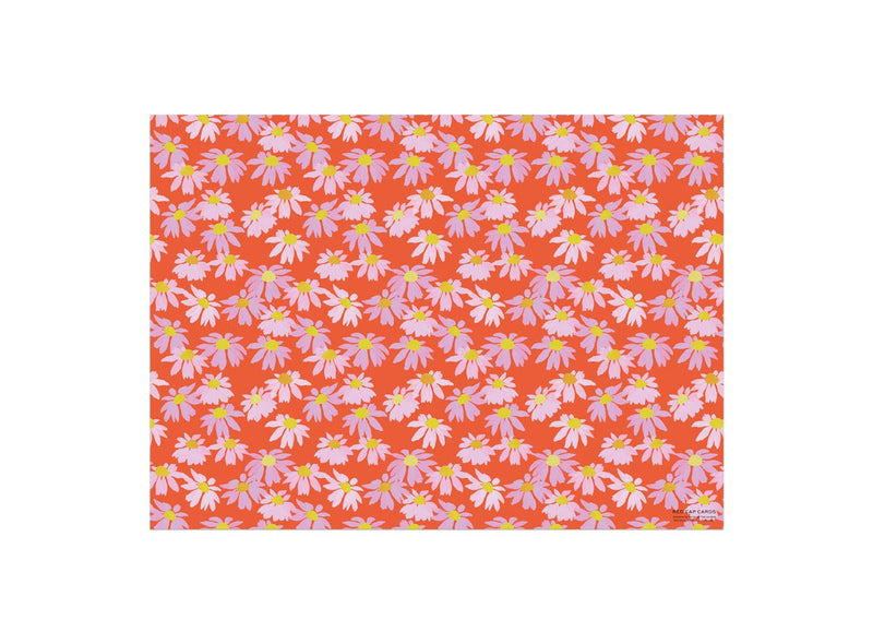 Coneflower Wrapping Paper Sheet