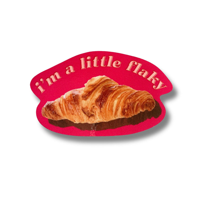 A Little Flaky Croissant Sticker