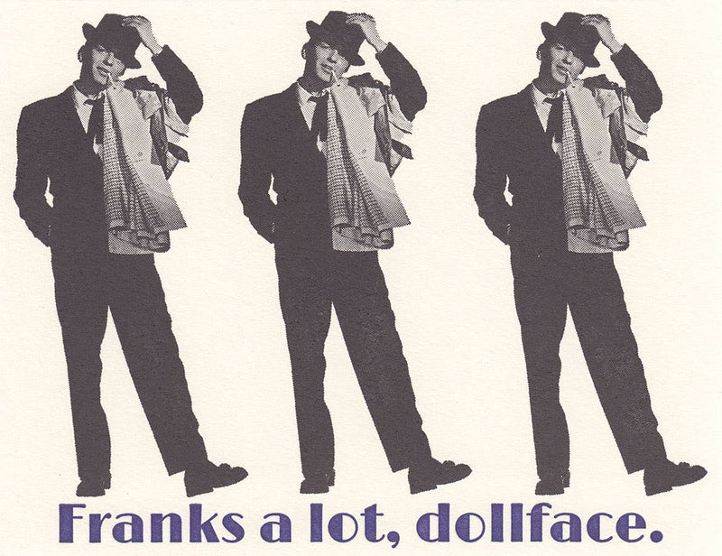 Frank Sinatra Thank You Card