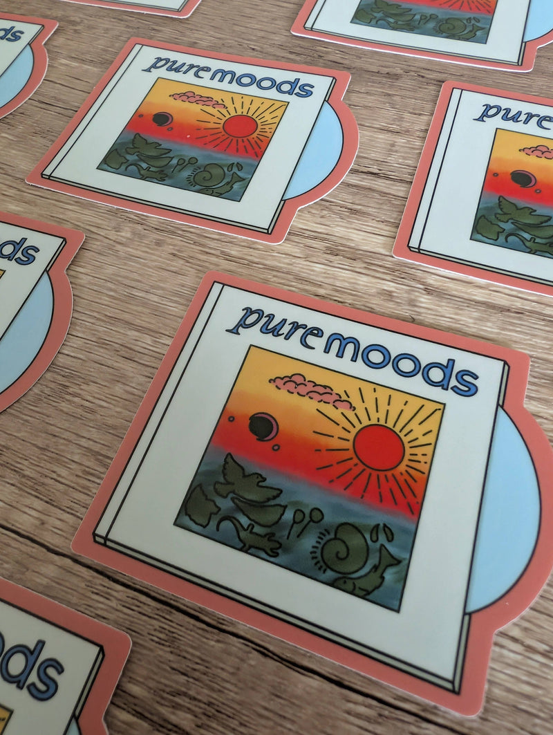 Pure Moods 90s Nostalgia Music CD Sticker