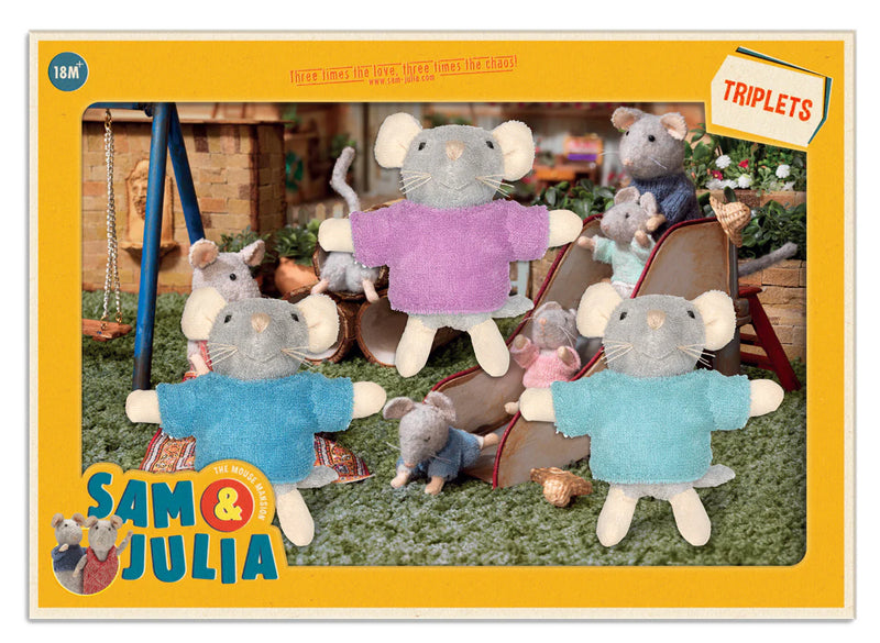 The Triplets Plush Dolls - Sam & Julia