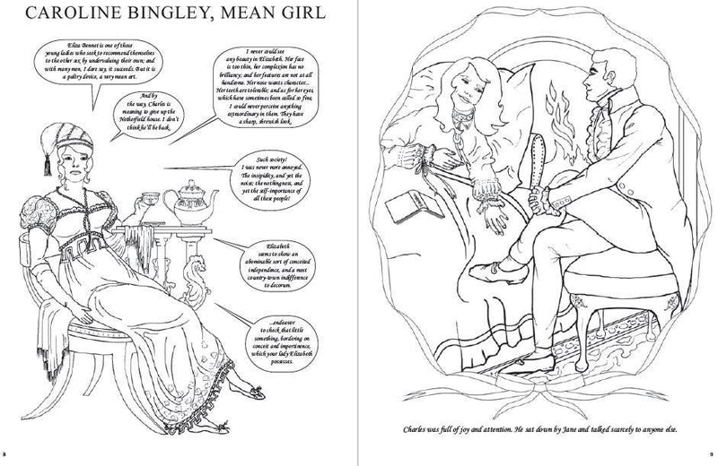 The Pride And Prejudice Coloring Book