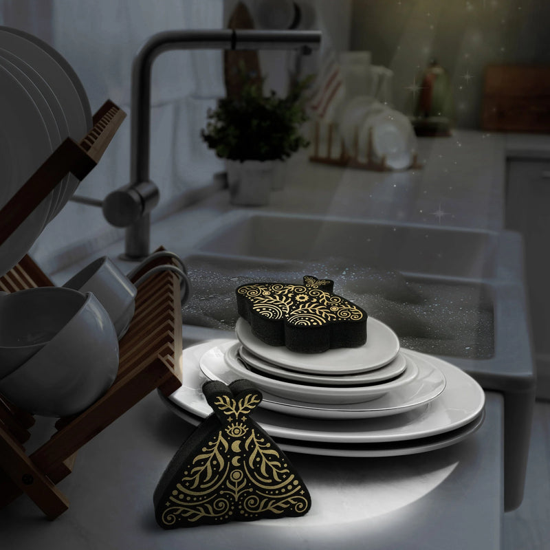 Night Scrub Moth-Shaped Sponges