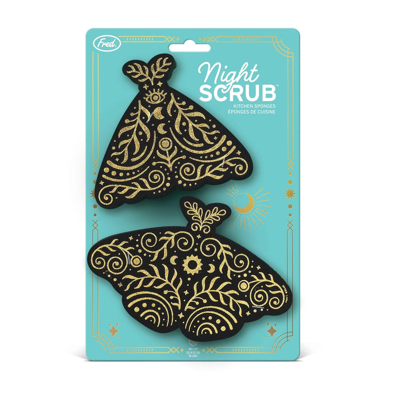 Night Scrub Moth-Shaped Sponges