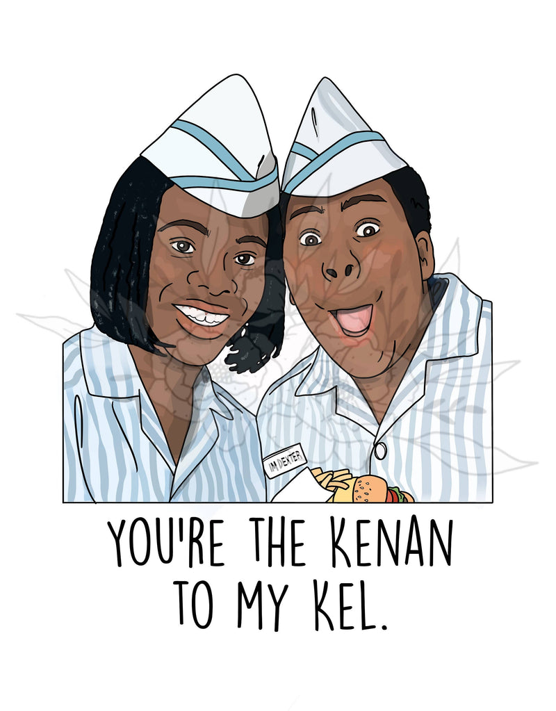 SNL Kenan and Kel Best Friends Card