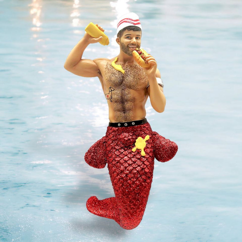 Messy Weiner Merman Ornament