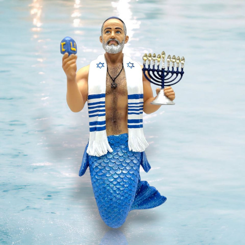 Hunky Hanukkah Merman Ornament