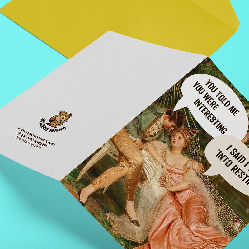 Into Resting Anniversary Card