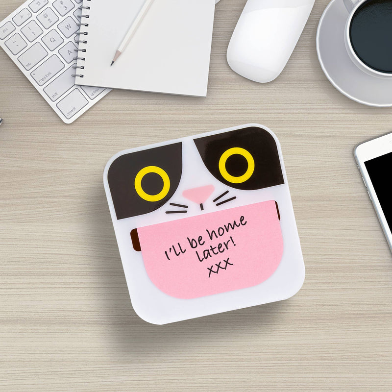 Crazy Cat Sticky Note Dispenser