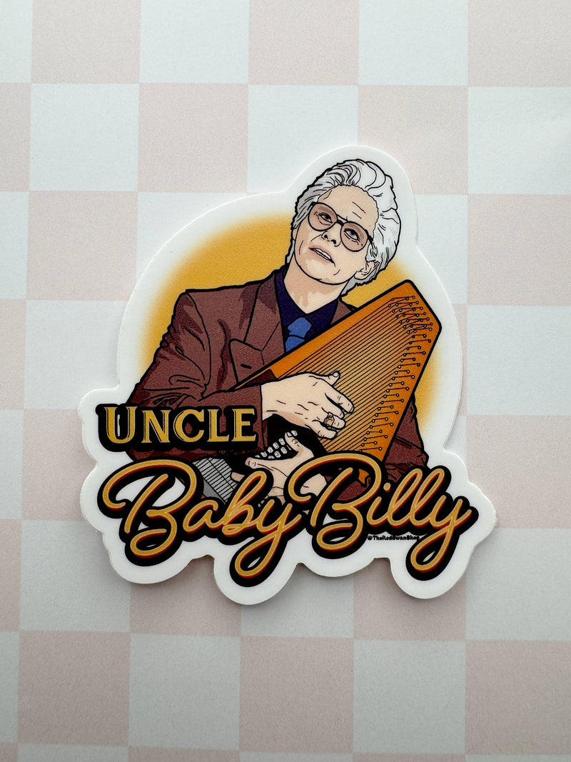 Uncle Baby Billy Righteous Gemstones Sticker