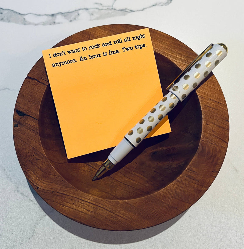 Rock and Roll All Night Sticky Notes