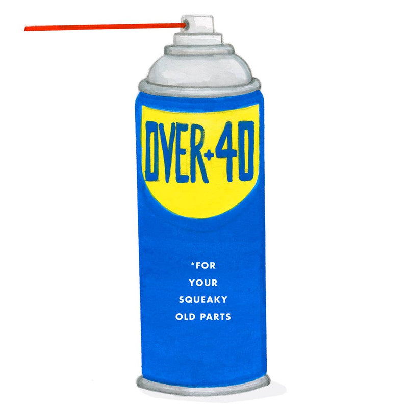 Squeaky Old Parts Birthday Card