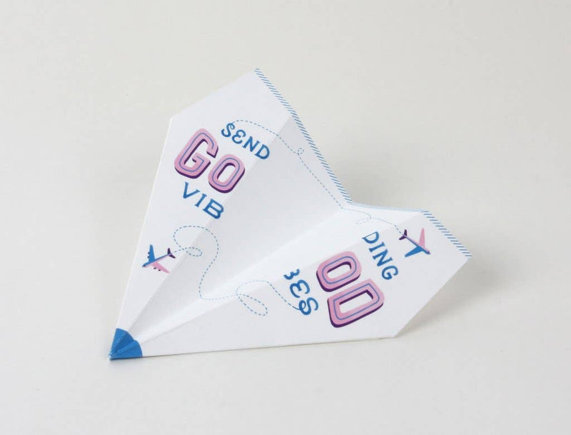 Paper Airplane Pop-Up Card