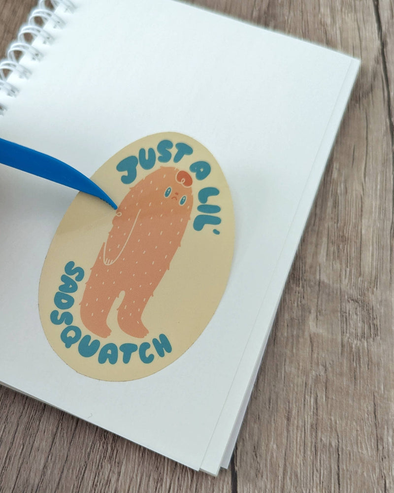 Black Composition Reusable Sticker Book (50 Pages)