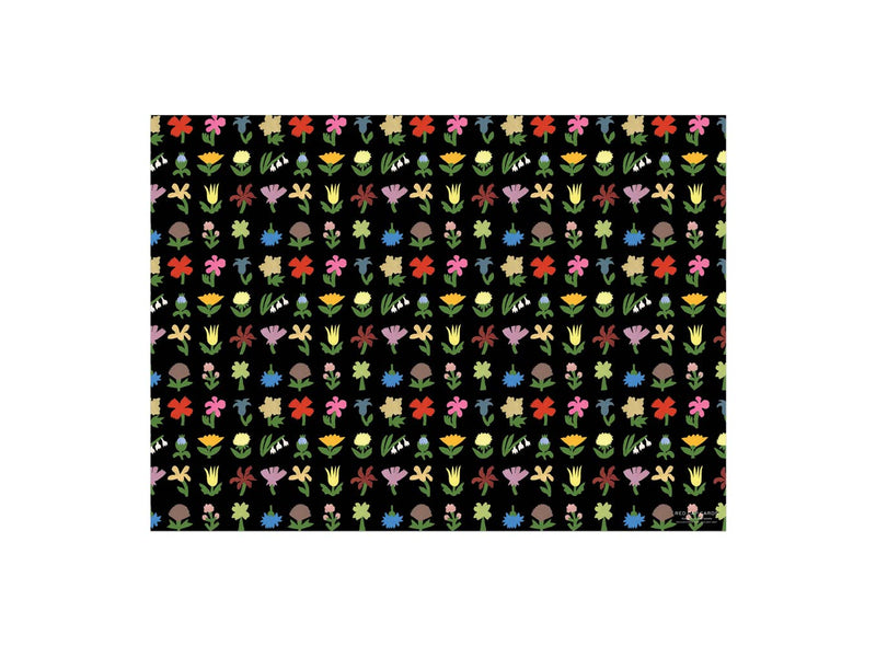 Little Flowers Wrapping Paper Sheet