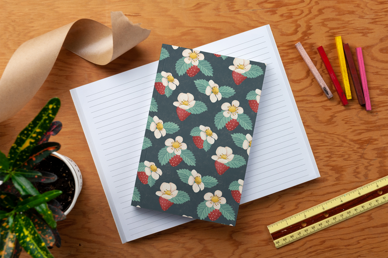 Classic Strawberry Classic Layflat Journal Notebook