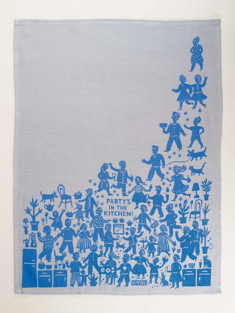 Party in the Kitchen Woven Dish Towel