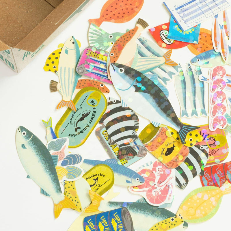 Fish and Seafood Sticker Set