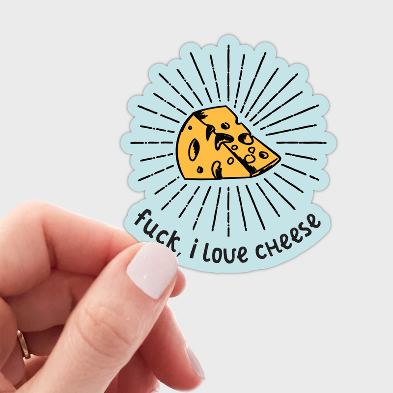 I Love Cheese Sticker