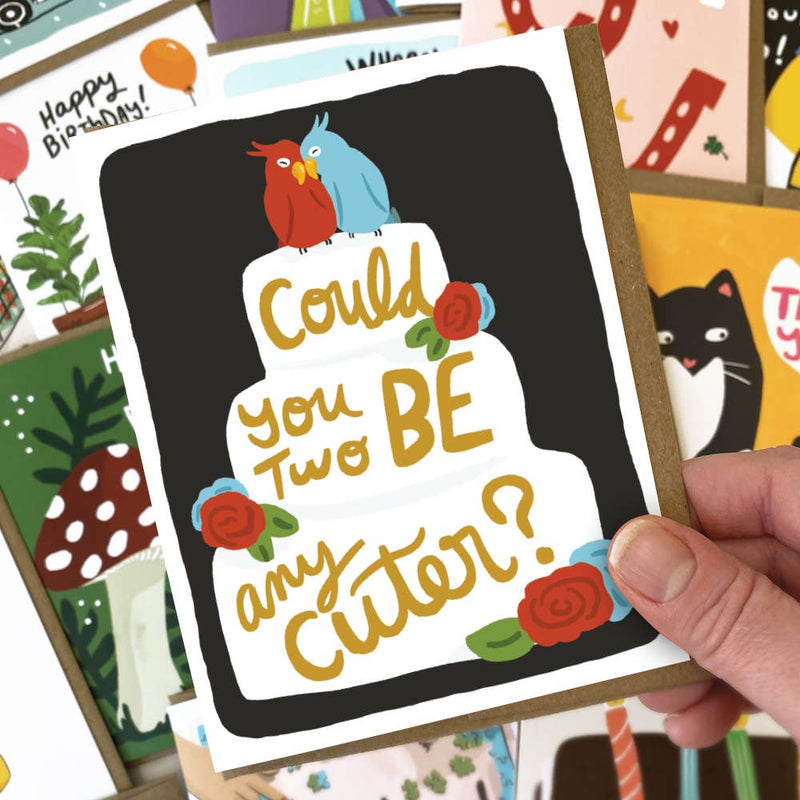 Cute Couple Wedding Card