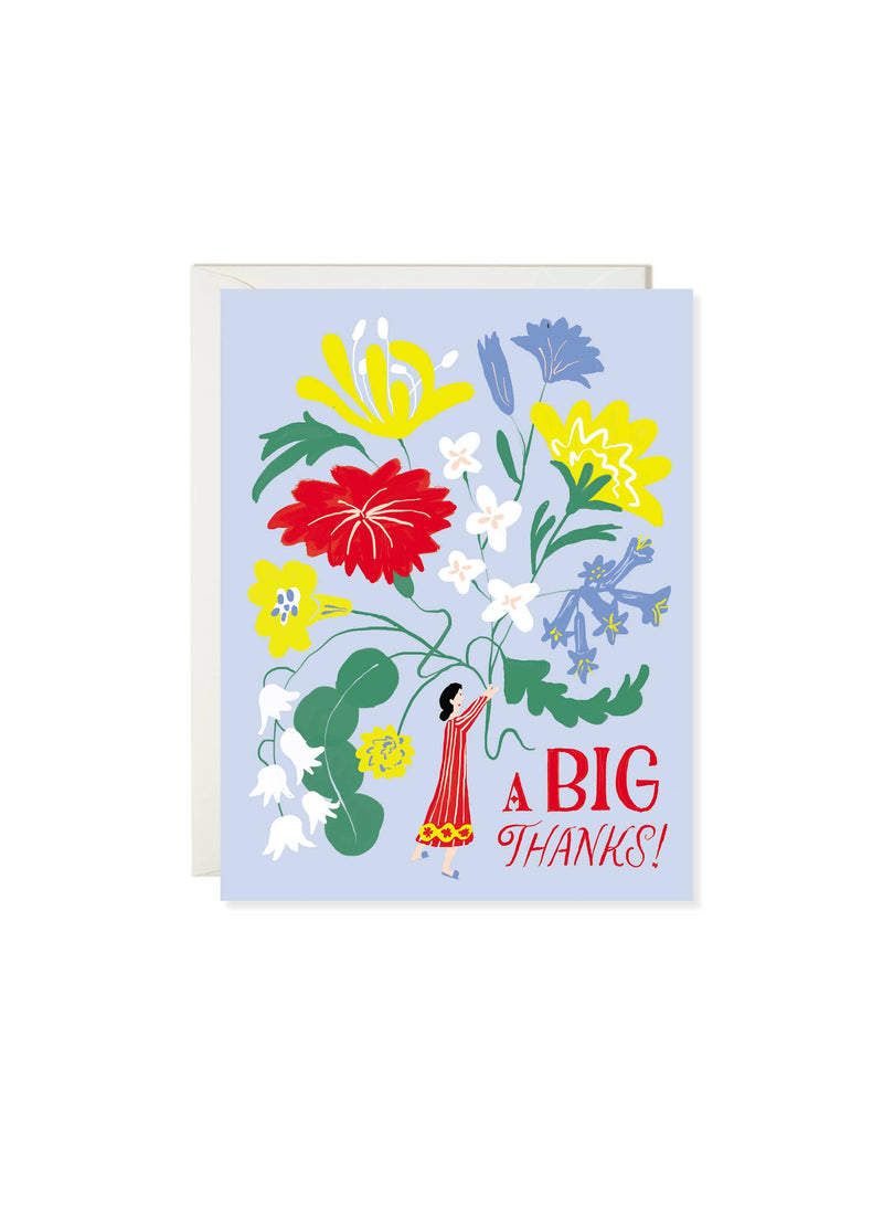 A Big Thanks Bouquet Card