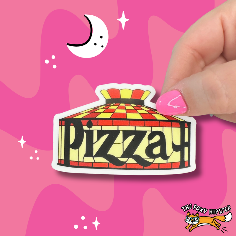 Pizza Chandelier Sticker