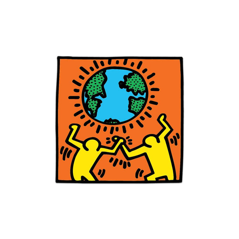 Earth by Keith Haring Sticker