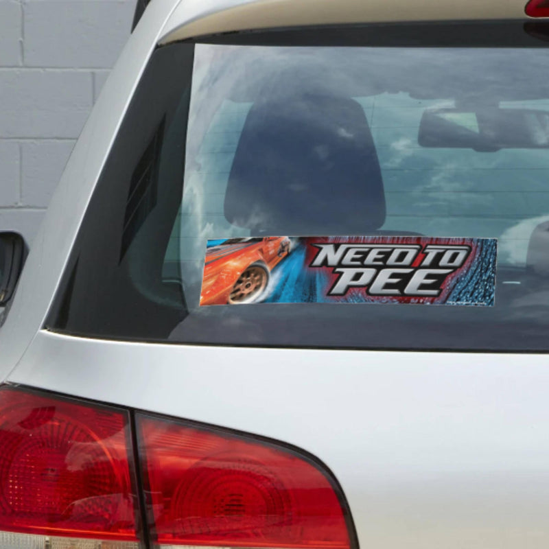 Need to Pee Bumper Sticker