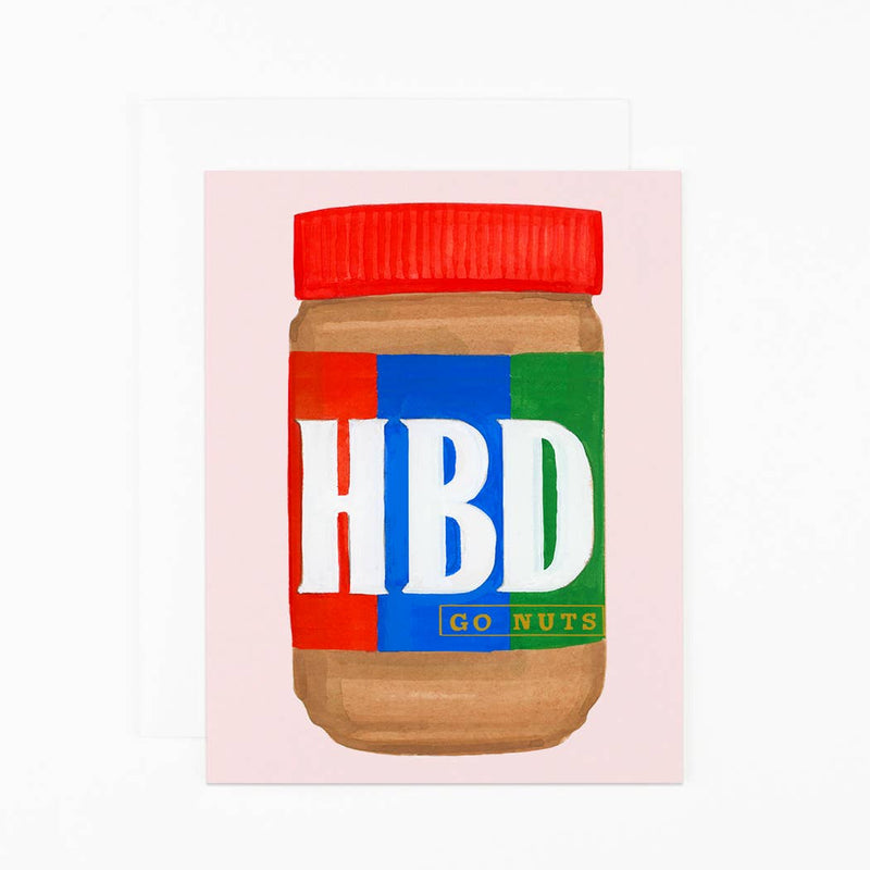 HBD Go Nuts Peanut Butter Card