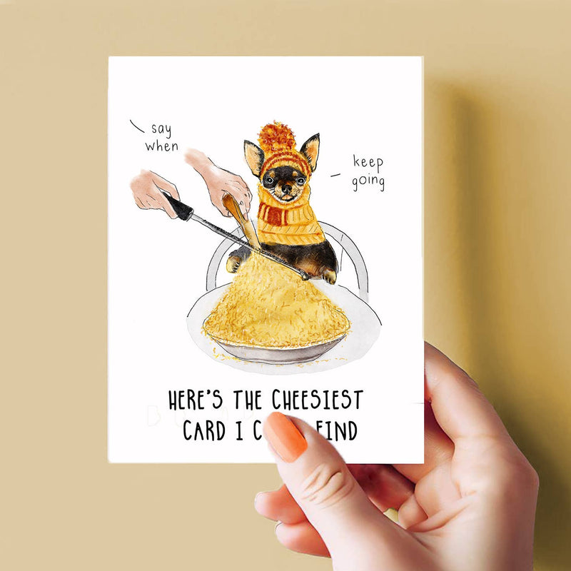 Say When - Cheese Dog Card