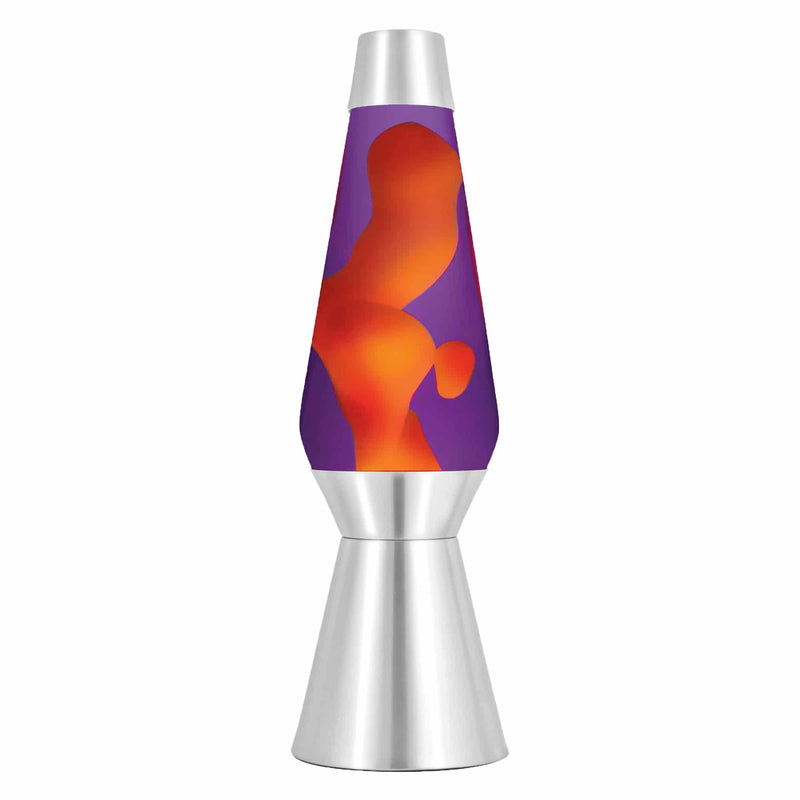 27" Lava Lamp - Yellow/Purple/Silver