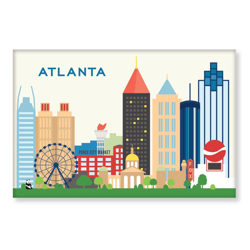 Atlanta Skyline Magnet