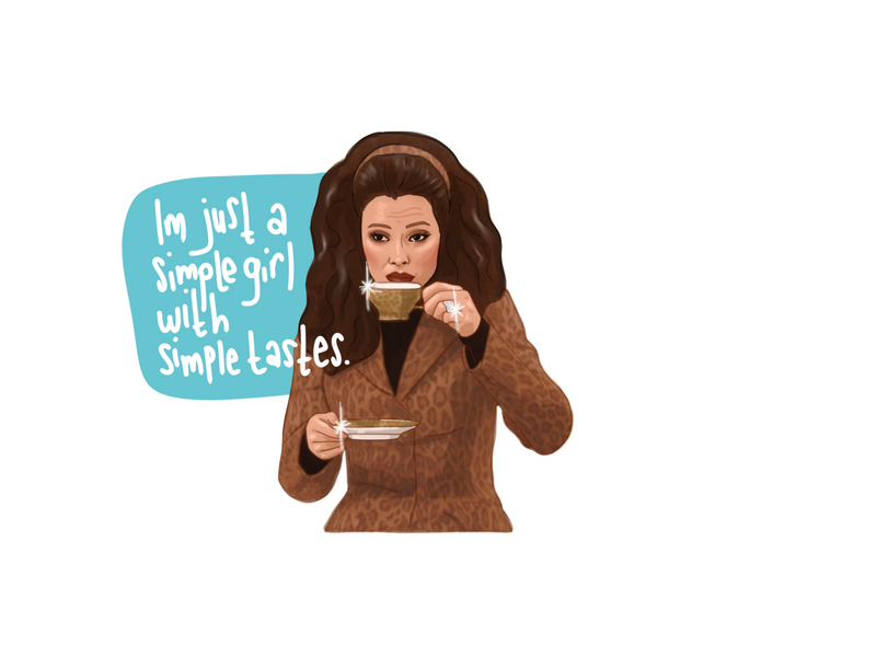 The Nanny Simple Girl Sticker