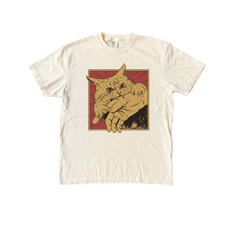 Cat Bite Manga Tee