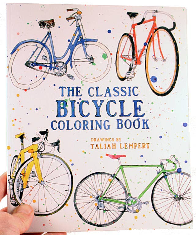 Classic Bicycle Coloring Book