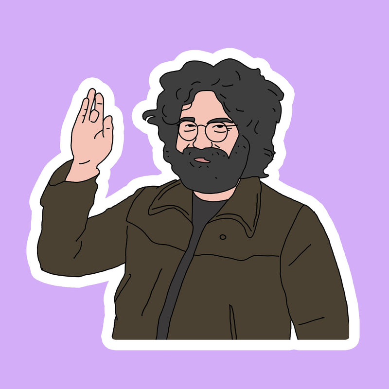 Grateful Dead Jerry Sticker