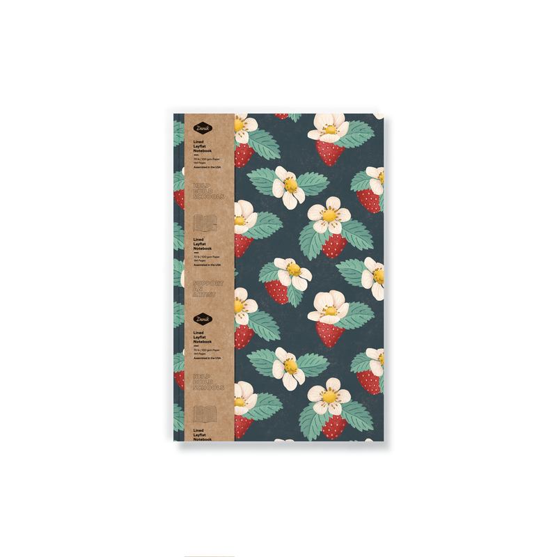 Classic Strawberry Classic Layflat Journal Notebook