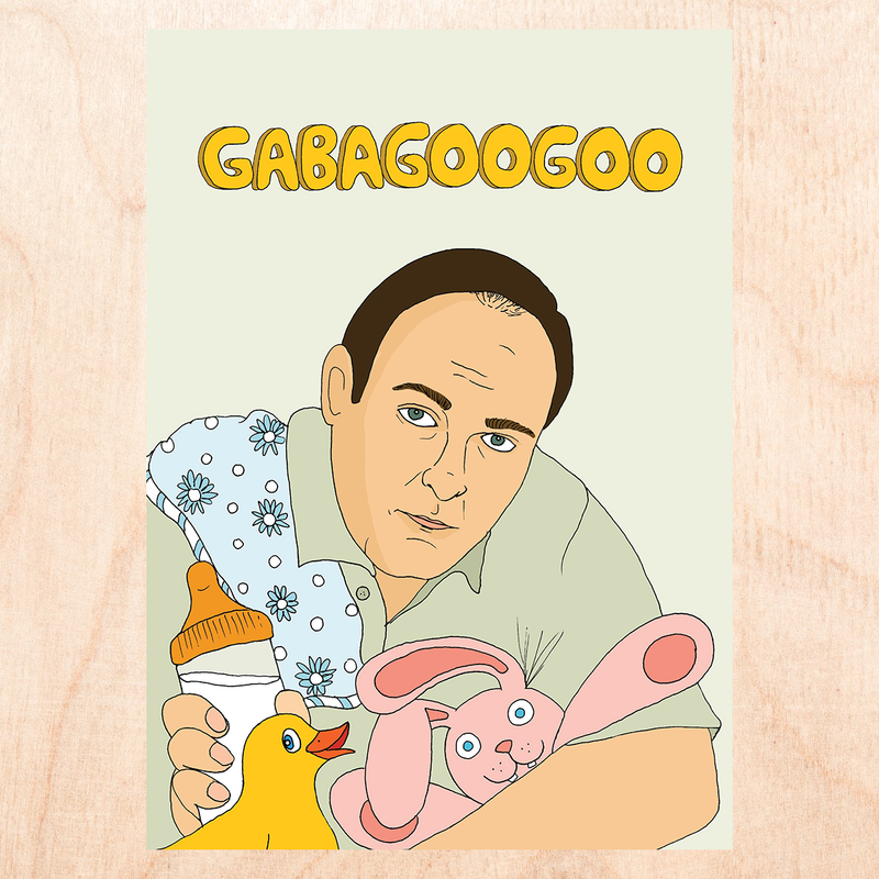 Gabagoogoo Sopranos Baby Card