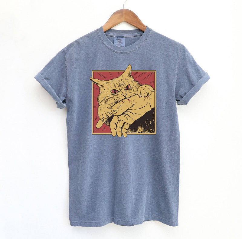 Cat Bite Manga Tee