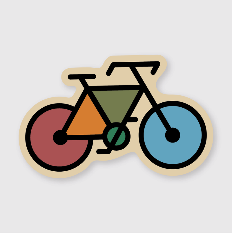 Geometric Bicycle Sticker